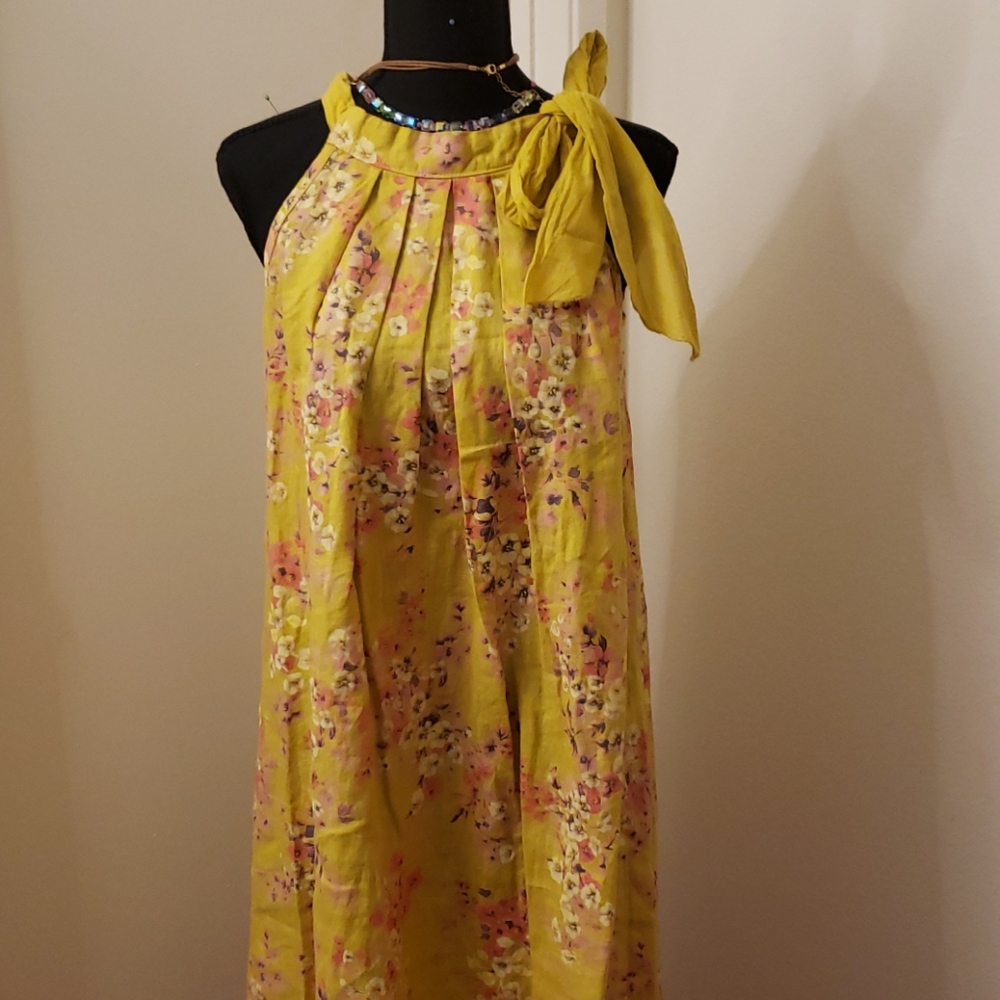 Halter  Linen Summer Dress